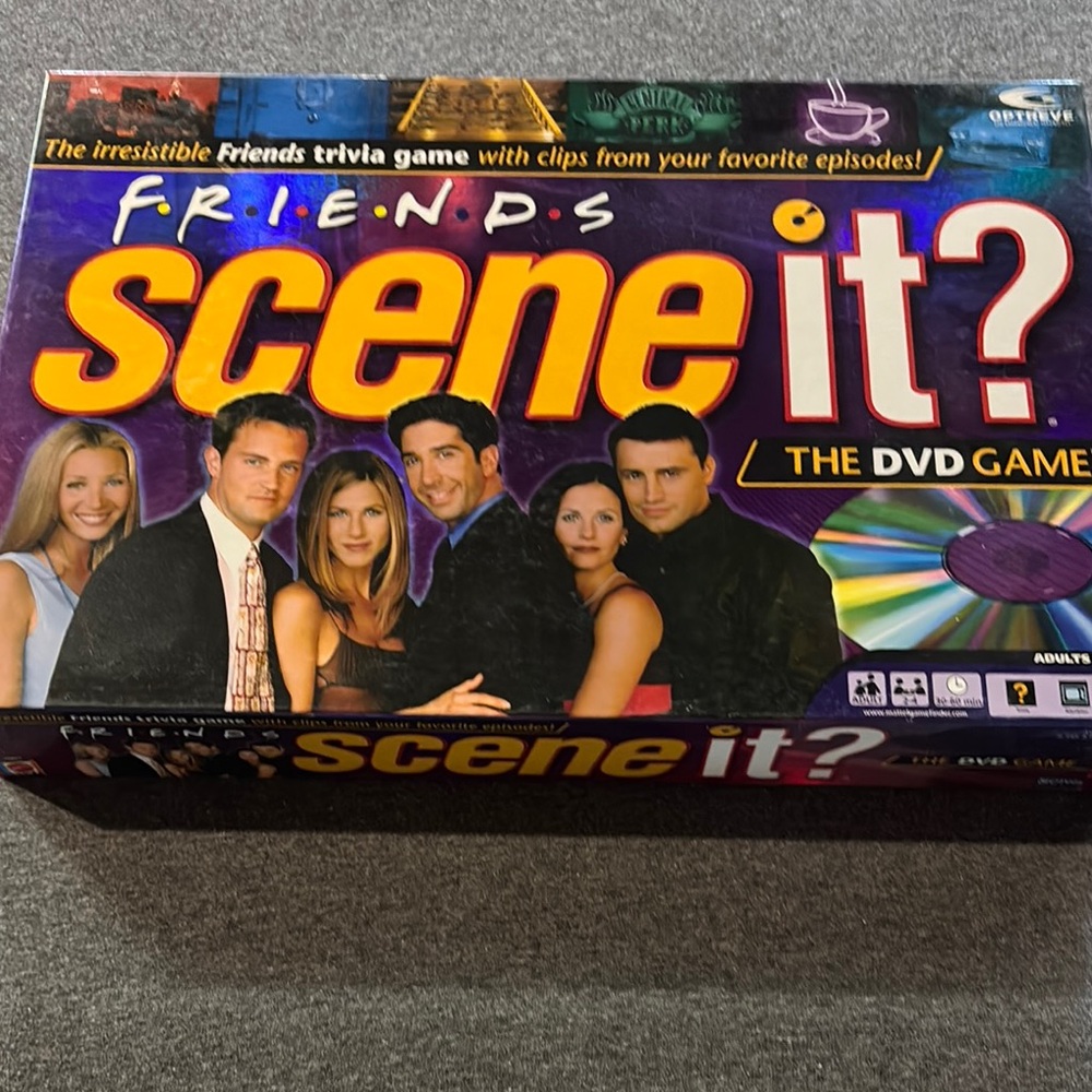 Mattel Purple and Yellow Board Game Friends Edition